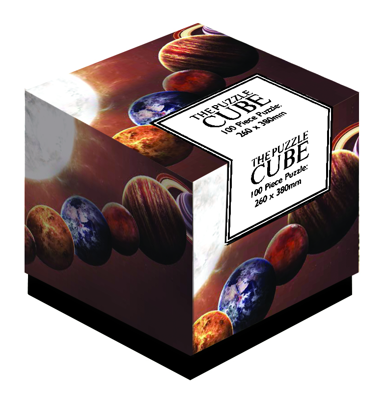 Solar system 100 Pieces in cube